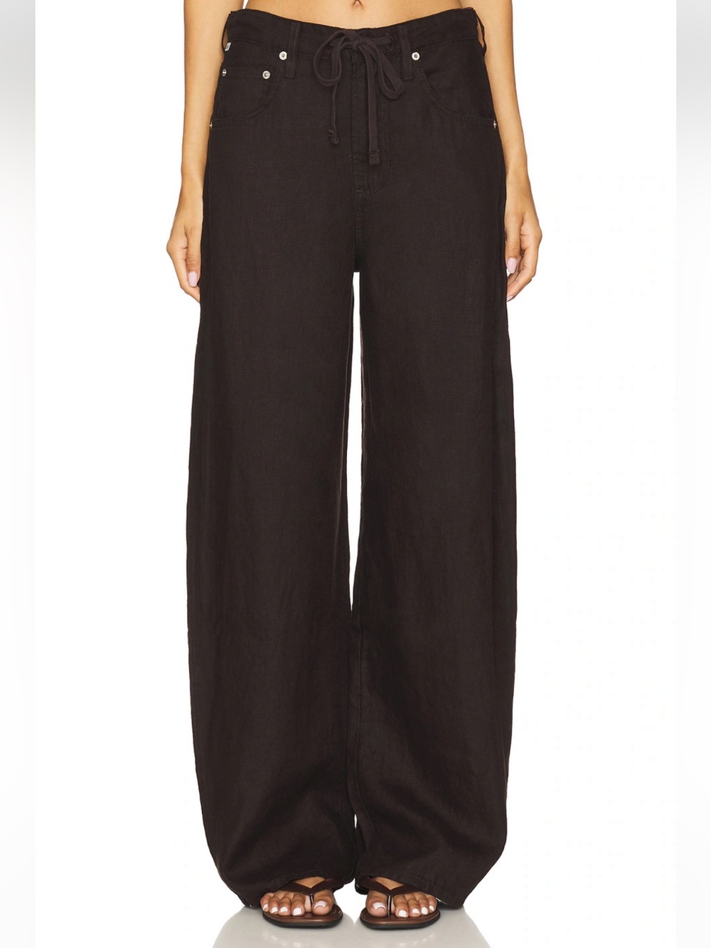 Brynn Drawstring Trouser in Chocolate
Citizens of Humanity